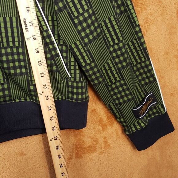 MARNI Mens Sweater Size 48 Green Zip Up Cardigan Sweatshirt Logo Jacquard $1450 - Picture 15 of 16